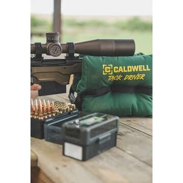 Caldwell TackDriver Bag with Durable, One Piece Construction and Non-Marring Surface for Outdoor, Range, Shooting, Sight In and Hunting