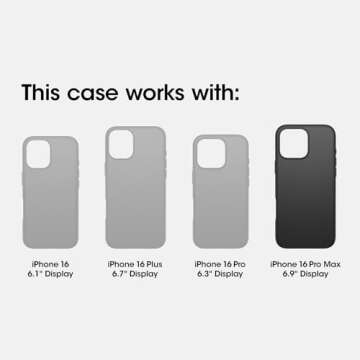 OtterBox iPhone 16 Pro Max Commuter Series Case - Black (Single Unit Ships in polybag)