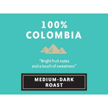 Community Coffee 100% Colombia, Medium Dark Roast Ground Coffee, 12 Ounce (Pack of 1)