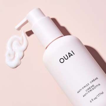 OUAI Anti Frizz Cream - Hydrate & Control Frizz with Jackfruit & Beetroot