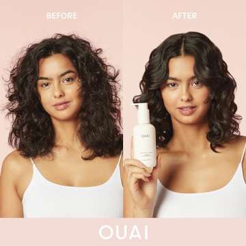 OUAI Anti Frizz Cream for Moisture & Heat Protection