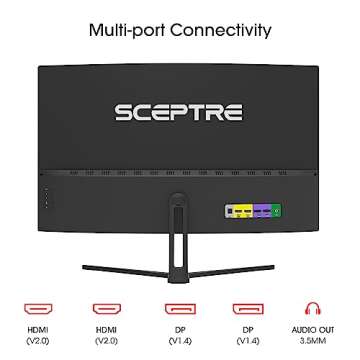 Sceptre 32" Curved Gaming Monitor - 240Hz & FreeSync