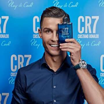 Cristiano Ronaldo - CR7 Play It Cool - Men's Eau de Toilette Spray - Fresh Spicy & Aromatic Fragrance With Notes of Bergamot, Cardamom & Amber - 1.7oz