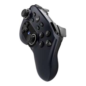 HORI Wireless HORIPAD for Steam (Midnight Black) - Pro Controller Designed for Steam