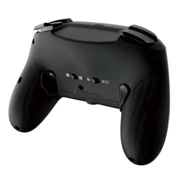 HORI Wireless HORIPAD for Steam (Midnight Black) - Pro Controller Designed for Steam