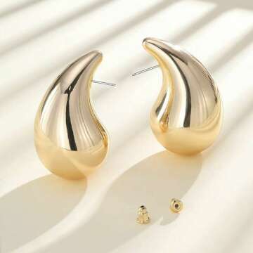 XL Large Drop Earrings - Bold and Stylish