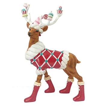 December Diamonds Sweet Shoppe Candy Reindeer Figurine