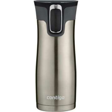 Contigo 16 Oz Stainless Steel Travel Mug with Autoseal