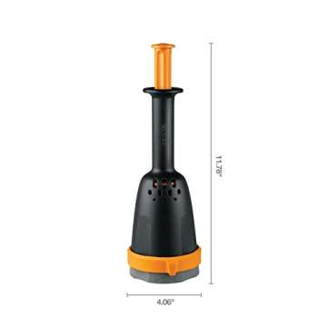 Fiskars Soil Block Maker for Garden Seeds with Natural Air Pruning, Eco Friendly Soil Blocking Gardening Tool for Germinating Seeds