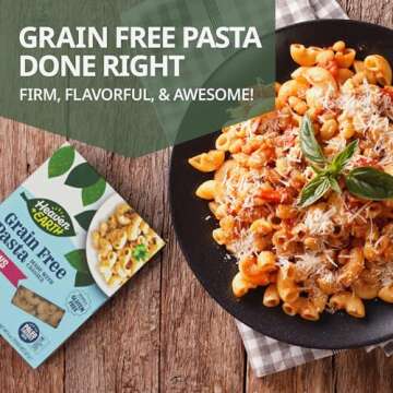 Heaven & Earth Grain Free Pasta, Cassava Elbow Macaroni Pasta, 8oz (3 Pack) | Paleo Pasta | Vegan | Certified Gluten Free | Kosher for Passover