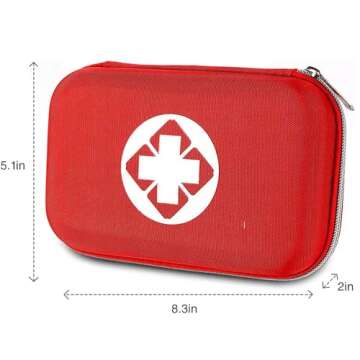 First Aid Kit Home 274PCS Emergency Kit Home Supplies First Aid Kits for Car Camping Essentials for Adventures Boat Public