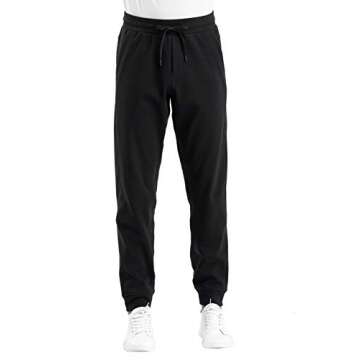 THE GYM PEOPLE Men's Fleece Joggers Pants with Deep Pockets Athletic Loose-fit Sweatpants for Workout, Running, Training