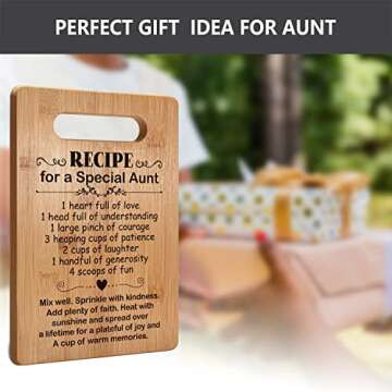 Gifts for Aunt: Custom Cutting Boards & Birthday Ideas