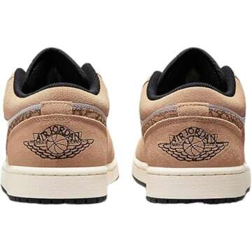 Air Jordan 1 Low Men's Hemp/LT British Tan-White DZ4130-201 10