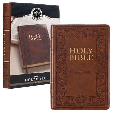 KJV Holy Bible Faux Leather Thumb Index Red Letter Edition