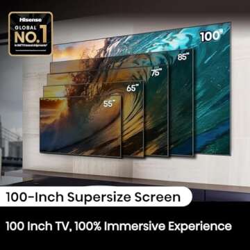 Hisense 100-Inch QLED 4K Smart TV 2024 Model