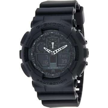 Casio G-Shock Ana-Digi GA100-1A1 Rugged 3-Eye Wristwatch