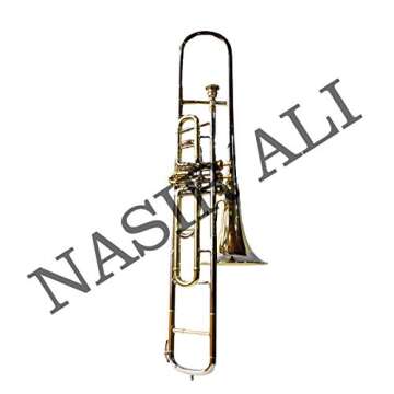 Nasir Ali, Valve Trombone Nickel Brass Plated Bb