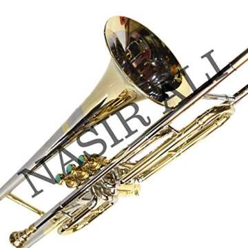 Nasir Ali, Valve Trombone Nickel Brass Plated Bb