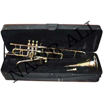 Nasir Ali, Valve Trombone Nickel Brass Plated Bb