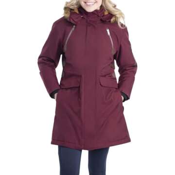 Women's Anchorage Parka - Rusty Maroon XX-Large