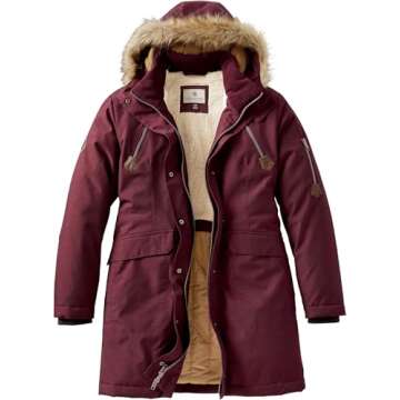 Women's Anchorage Parka - Rusty Maroon XX-Large