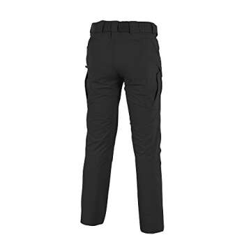 Helikon-Tex OTP Outdoor Tactical Pants - Water Resistant Ripstop Mens Cargo Pants - Outback Line - Lightweight, Hiking, Law Enforcement, Work Pants, Black Waist 34 Length 34