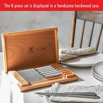 ZWILLING Razor-Sharp 8-Piece Steak Knife Set