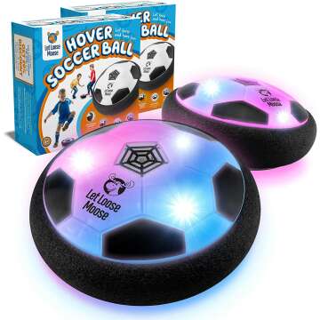 LLMoose LED Hover Soccer Ball Set - Fun Indoor & Outdoor Play for Kids