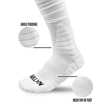 Nxtrnd XTD Scrunch Football Socks - Padded & Long