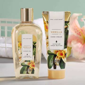 Vanilla Scent Spa Luxetique Gift Basket for Women