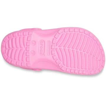 Crocs Unisex-Infant Classic Littles Clogs, Baby Shoes for Girls and Boys, Taffy Pink, 2-3 Infant