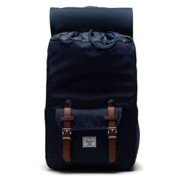 Herschel Little America Mid Navy Backpack - One Size