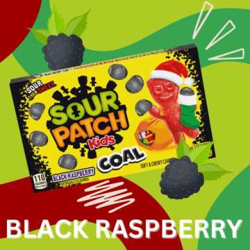 Sour Patch Kids Coal Theater Box - 3 Pack