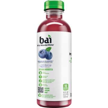 Bai Brasilia Blueberry Antioxidant Drink 18 Fl Oz