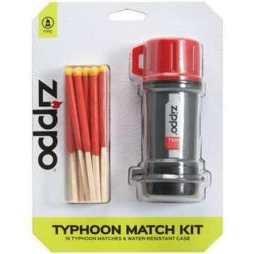 Zippo Typhoon Match Kit | Keep Matches Dry in Water