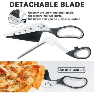 NiHome Pizza Scissors Cutter