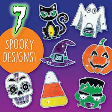 Creativity for Kids Halloween Window Art - Halloween Crafts, Make Your Own Halloween Window Clings