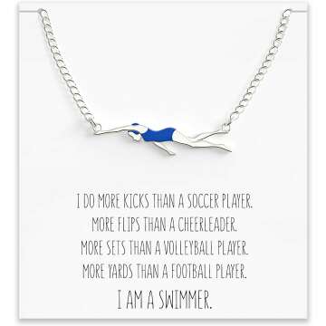 Swimming Gift Necklace