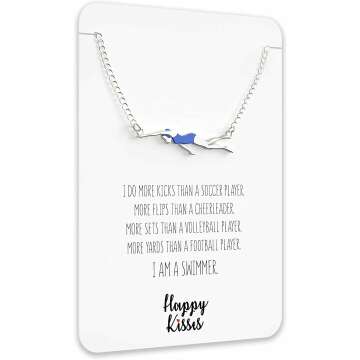 Swimming Gift Necklace
