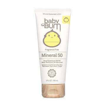 Sun Bum Baby Bum SPF 50 Sunscreen lotion - Fragrance Free Travel Size