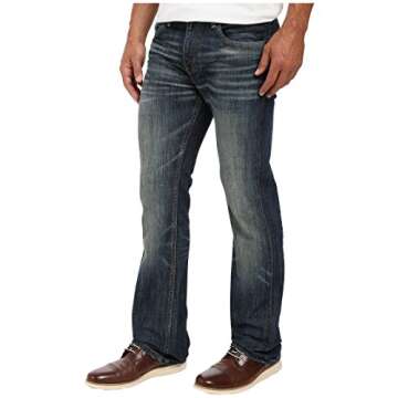 Levi's Men's 527 Slim Bootcut Fit Jeans, Bedside Blues, 30W x 32L