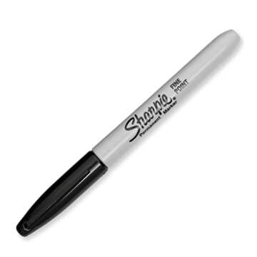 Sharpie Permanent Markers Bulk Set - 36 Fine Tip Markers for Plastic, Metal & Wood