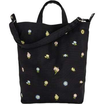 BAGGU Duck Bag Canvas Tote, Essential Everyday Tote, Spacious and Roomy