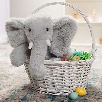 Vermont Teddy Bear Stuffed Elephant - Oh So Soft Elephant Stuffed Animal, Plush Toy, Gray, 18 Inch