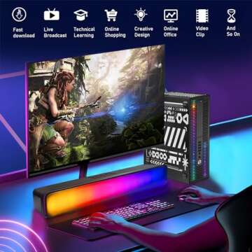 HP RGB Gaming Desktop - Intel i5, RX 550, 16GB RAM