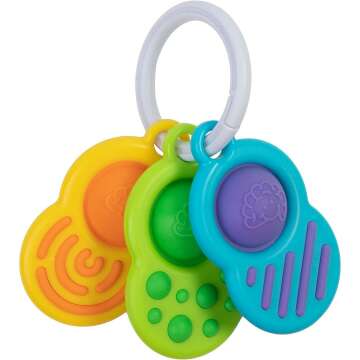 Fat Brain Toys Dimpl Clutch - Fun Baby Toy for 0-2 Years