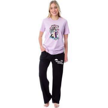 INTIMO The Umbrella Academy Womens' Klaus Hargreeves TV Series Sleep Pajama Set