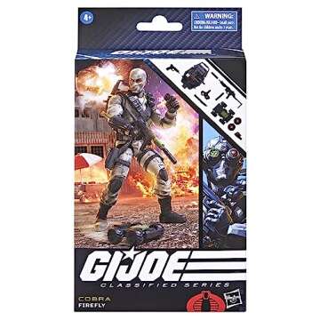 G.I. Joe Classified Series Firefly, Collectible G.I. Joe Action Figure, 84, 6 inch Action Figures for Boys & Girls, with 11 Accessories