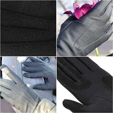 Isotoner Women’s Black Stretch Winter Gloves